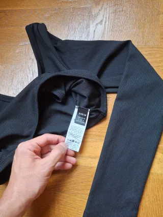 Top Shein Negro Talla S Nuevo