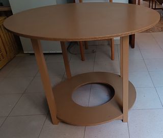 Mesa de camilla  grande redonda 