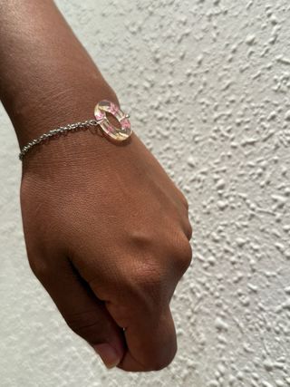Pulsera Resina Flores Hecha a Mano