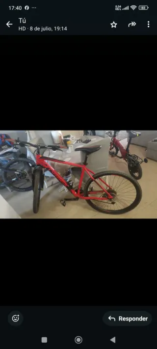 Bicicleta Orbea de Montaña Roja