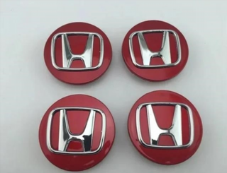 Centro de rueda HONDA rojo