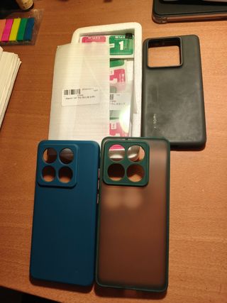 Cristal templado y 3 fundas Xiaomi 14T Pro