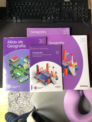 Libros Geografía 3ESO Santillana