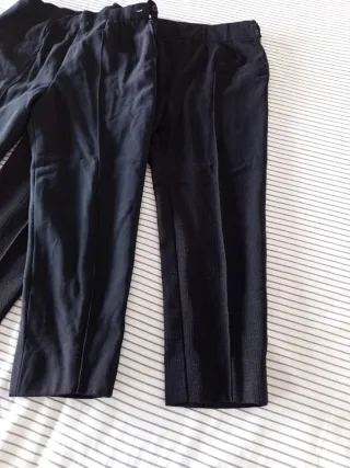 Lote 2 pantalones negros t38 mujer