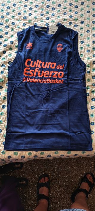 CamisetaAlgodón tirantes del Valencia Basket 
