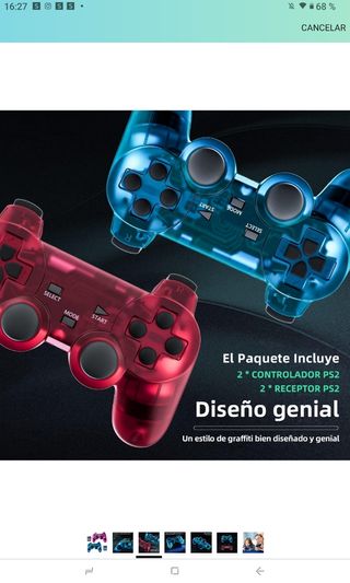 Mandos Retro Transparentes Nuevos