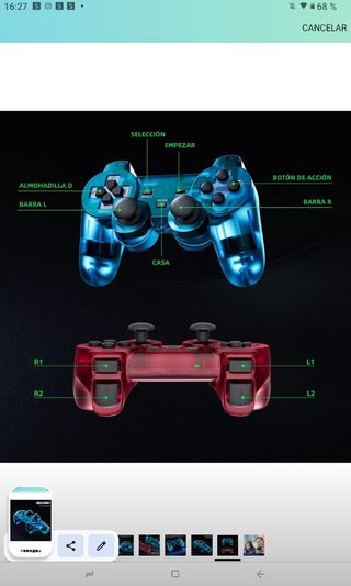 Mandos Retro Transparentes Nuevos