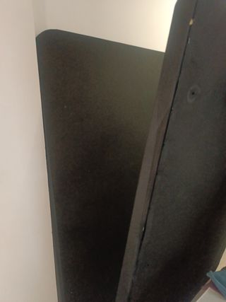 Base tapizada 135cm con 6 patas