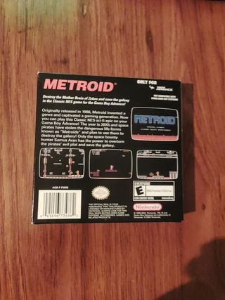 METROID CLASSIC NES SERIES GAME BOY ADVANCE