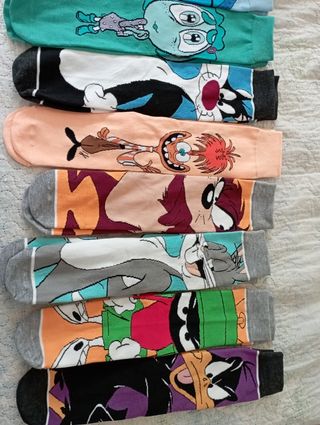 Calcetines Del Revés Personajes Disney.