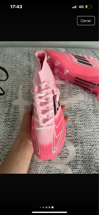 Zapatillas Fútbol Adidas F50 Rosas