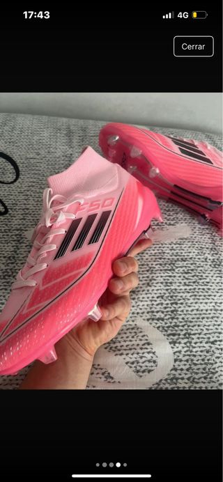 Zapatillas Fútbol Adidas F50 Rosas
