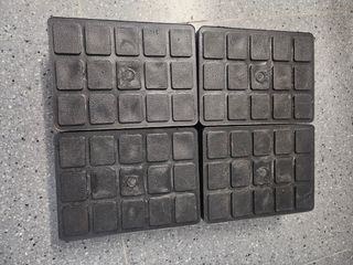 Tacos de goma para elevador de tijera(4 unidades)