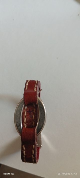 Pulsera de cuero marrón