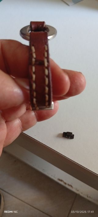 Pulsera de cuero marrón