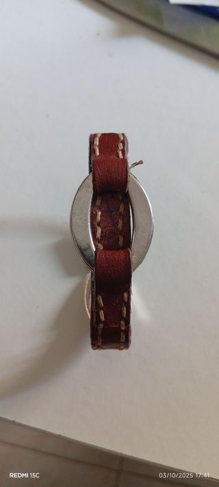 Pulsera de cuero marrón