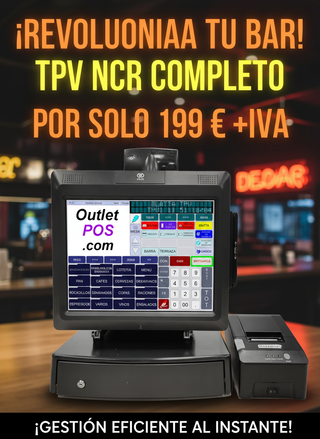 TPV Completo NCR con Impresora y Cajón