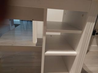 Escritorio Ikea Blanco con Estanterías
