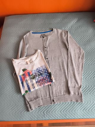 Chaqueta y Camiseta Mujer Talla S