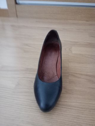 Zapatos de piel negros Talla 38
