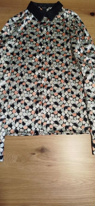 Blusa mujer Estampado Geométrico tienda Blanco