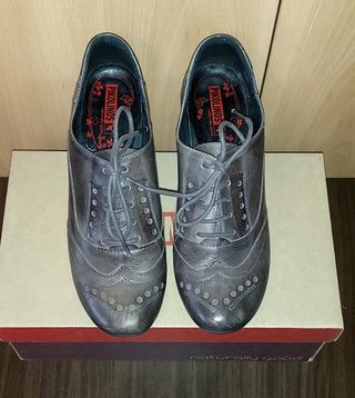 Botines Pikolinos Marrones con Cordones