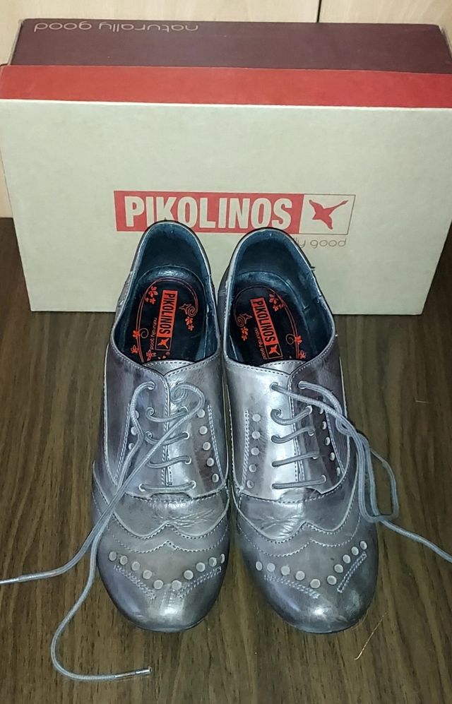 Botines Pikolinos Marrones con Cordones