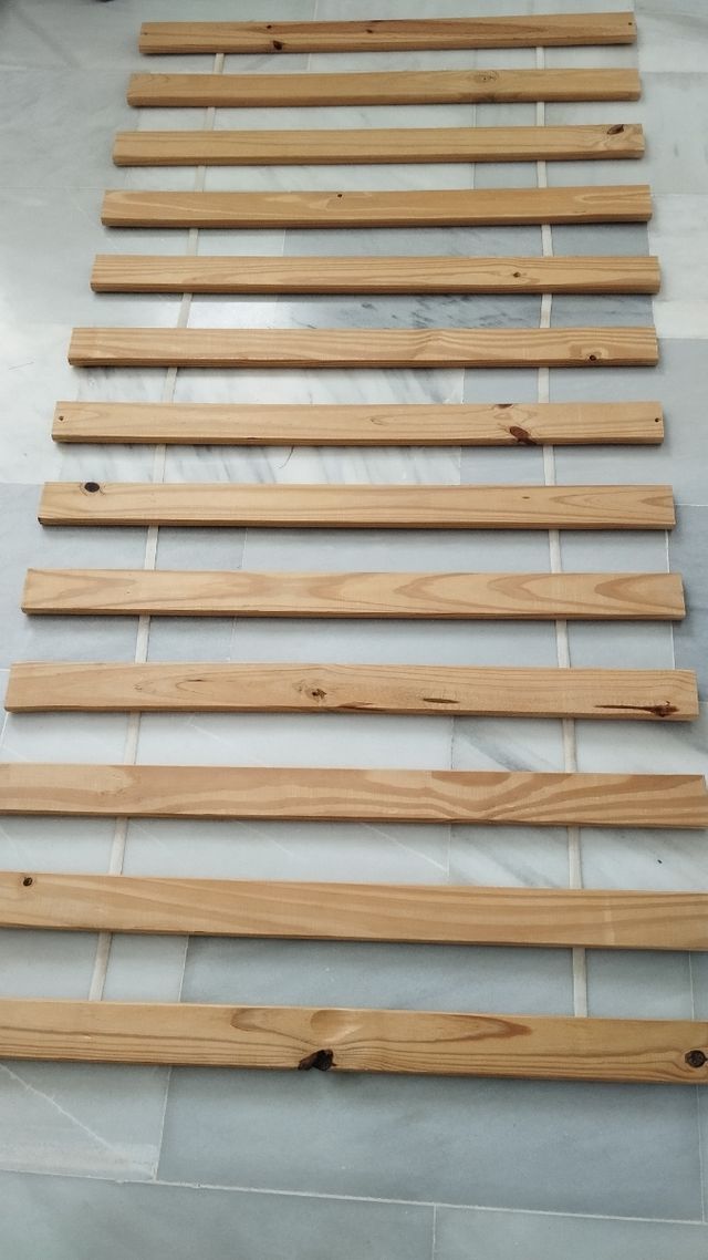 Estructura somier madera 0,90x1,90 Pino Macizo