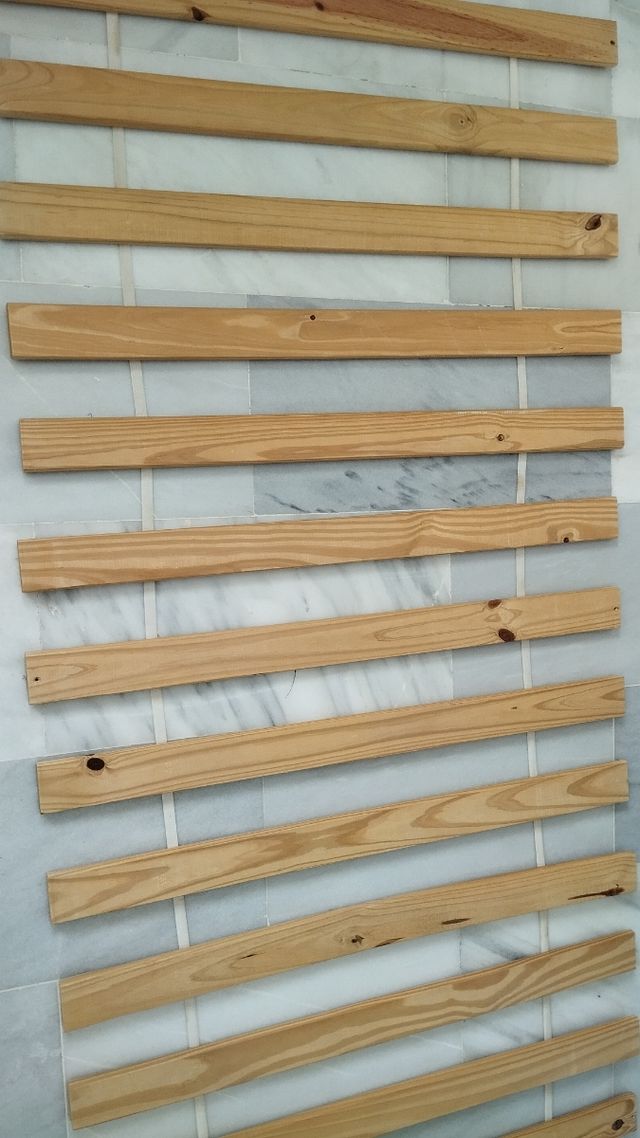 Estructura somier madera 0,90x1,90 Pino Macizo