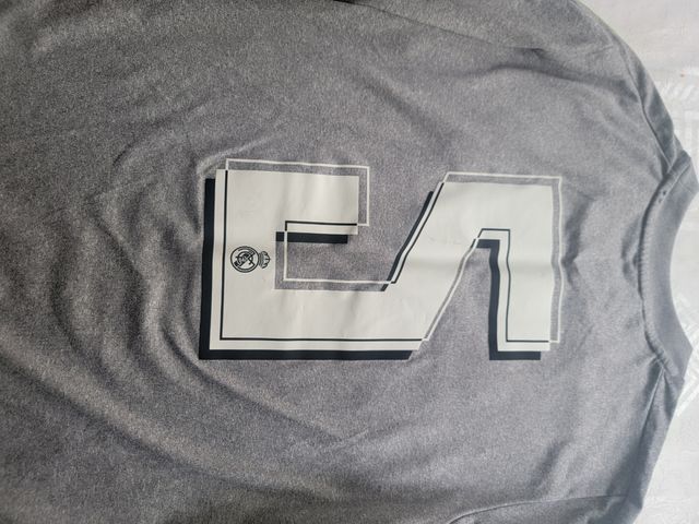 Conjunto 2 Camisetas Deportivas Adidas Morada y Gr