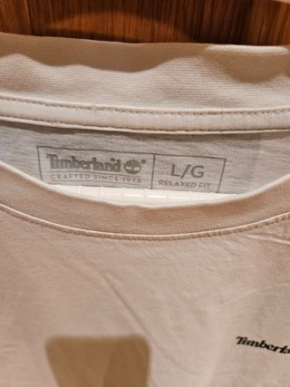 Camiseta Timberland Blanca Talla L