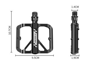 Pedales de plataforma para bicicleta
