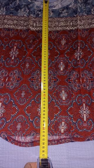 Camiseta sin mangas Desigual azul y roja