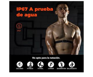 COOSPO H6 Banda Frecuencia Cardiaca Bluetooth 4