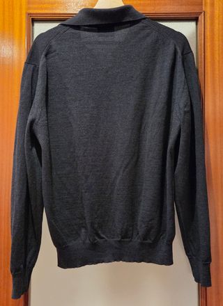 Jersey Hugo Boss Lana Merino Gris Unisex