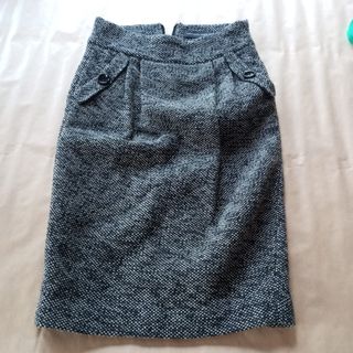 Falda Tweed Gris Purificación García