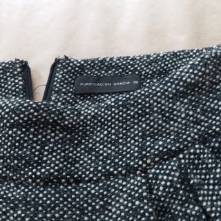 Falda Tweed Gris Purificación García