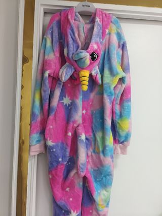 Pijama entero mujer multicolor unicornio 