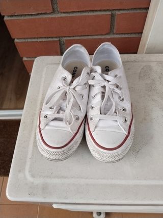 Bambas Converse Blancas Mujer Talla 36