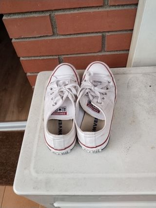 Bambas Converse Blancas Mujer Talla 36