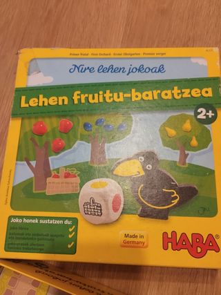 Mi primer frutal HABA juego mesa