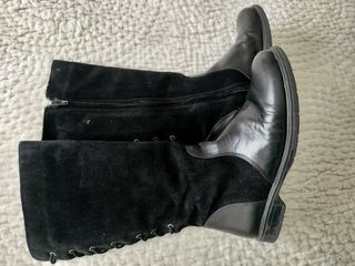 Botas altas piel negras talla 36