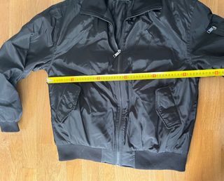 Bomber Oversize Stradivarius Talla S Negra