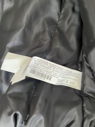 Bomber Oversize Stradivarius Talla S Negra