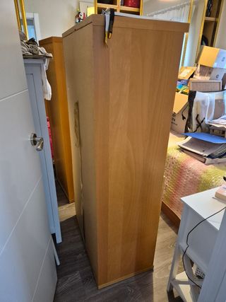 Mueble Kallax Ikea con puertas y cajones