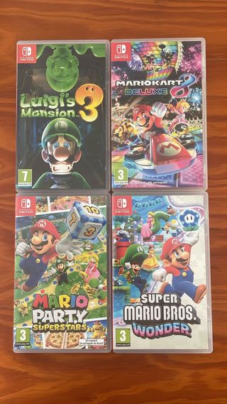 Juegos Nintendo Switch: Mario Kart, Luigi's Mansio