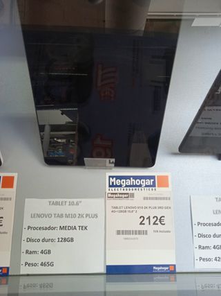 Tablet Lenovo M10 2K Plus 4G 128GB 10.6