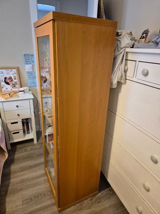 Mueble Kallax con puerta de cristal