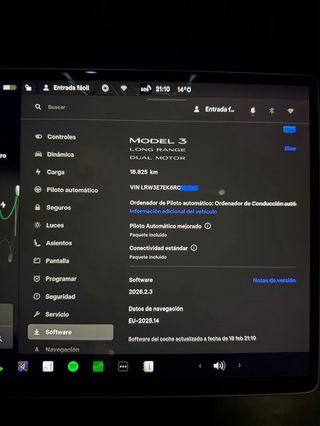 Tesla Model 3 Highland AWD con EAP