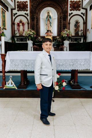 Traje comunión niño talla 12